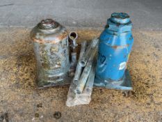 2x Hydraulic Jacks (1x 10 Tonne + 1x 12 Tonne) from MOD