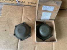 2x New Unissued FV 432 Wheel Hub Covers, from MOD