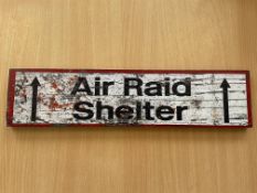 Air Raid Shelter Sign - 50x12cms