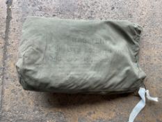 British Army Vehicle Side Tent c/w Poles etc in Bag
