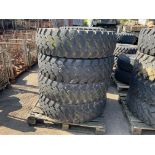 4x Continental HCS 14.00 R20 22PR Used Tyres as used on MAN, Scammel. Bedford TM etc