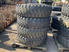 4x Continental HCS 14.00 R20 22PR Used Tyres as used on MAN, Scammel. Bedford TM etc
