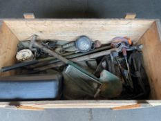 1x Wooden Crate of FV CES / Vehicle Equipment inc Tools, Canvas etc