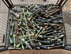 1x Stillage of Approx 150x Unissued Wheel Spanners, from MOD