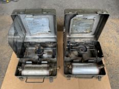 2x British Army Multifuel Field Cooker No 12