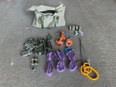 1x Unissued British Army Lifting & Lashing Kit in Transit Bag, from MOD