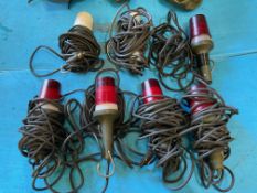 7x Vehicle inspection Lights with 12v Plug