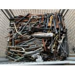 1x Stillage of Leyland, DAF, Bedford, Foden etc Wheel Spanners, Cab Lifters, Handles etc, Q250+