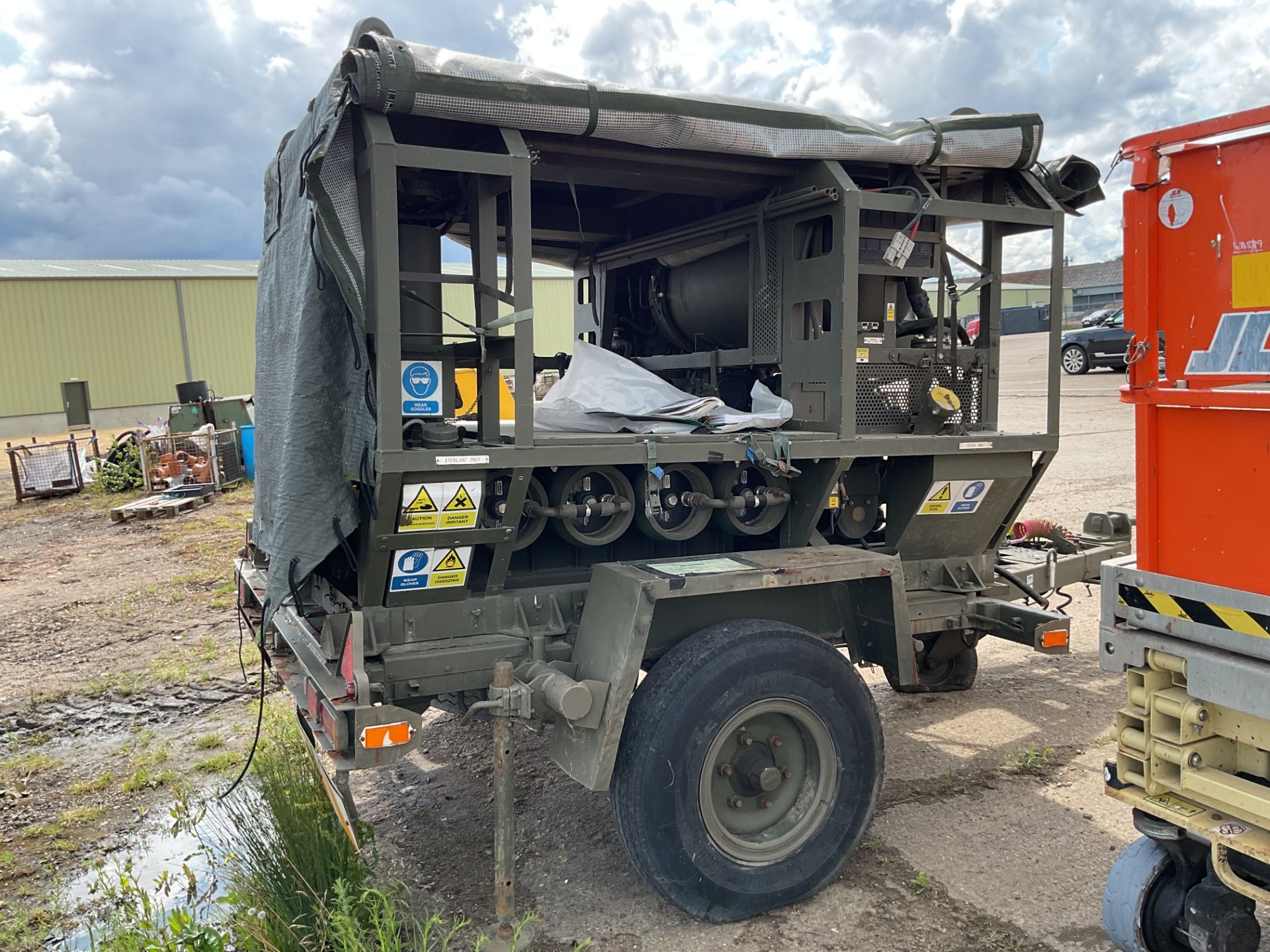 British Army Water Purification Trailer with Hatz 6KVA Generator Pump, Filters etc - Image 10 of 20