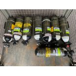 8x 300 Bar Air Inflation Cylinders, Direct from U.K. Fire & Rescue Service