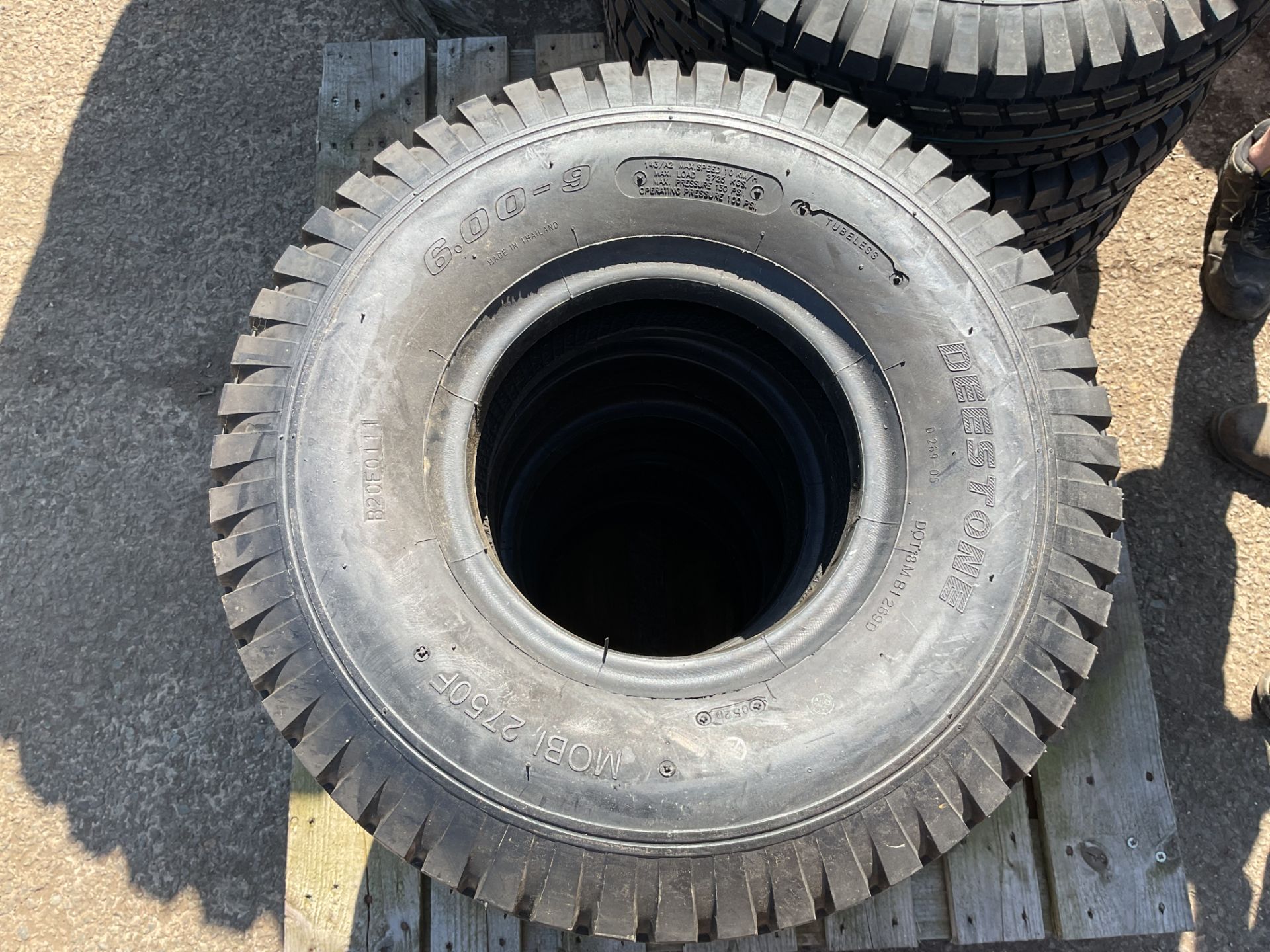 10x Unused Deestone 6.00-9 Industrial Trailer Tyres - Image 6 of 8