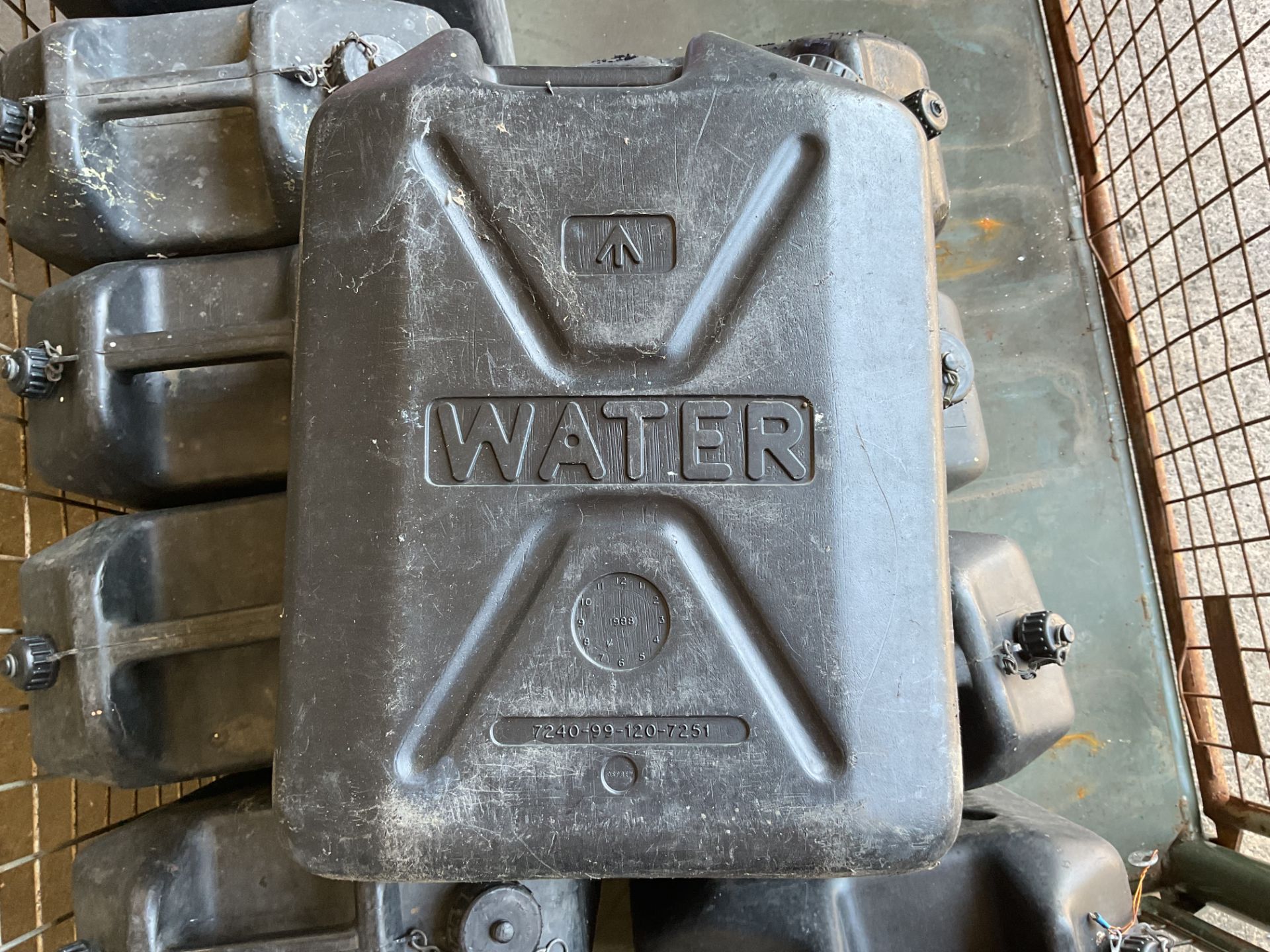 10x 20L British Army Water Jerry Cans, from MOD
