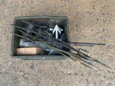 32x British Army Route Markers and Poles, from MOD