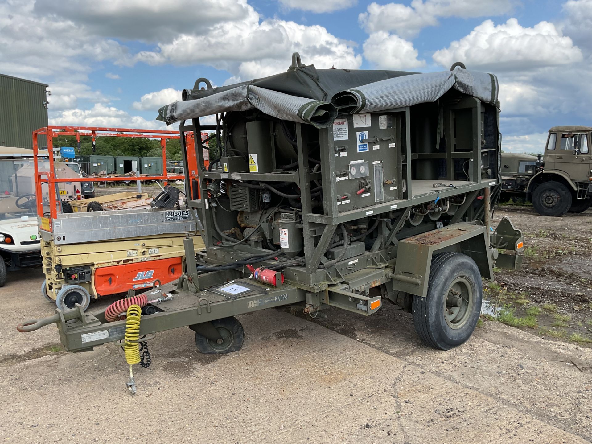 British Army Water Purification Trailer with Hatz 6KVA Generator Pump, Filters etc - Image 2 of 20
