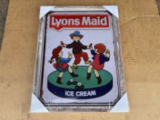 Lyons Maid Ice Cream Sign - 44cm x 34cm