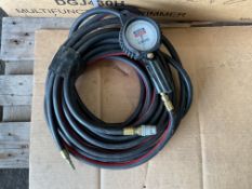 New Unissued Schrader Michelin Tyre Inflator / Air Line, from MOD