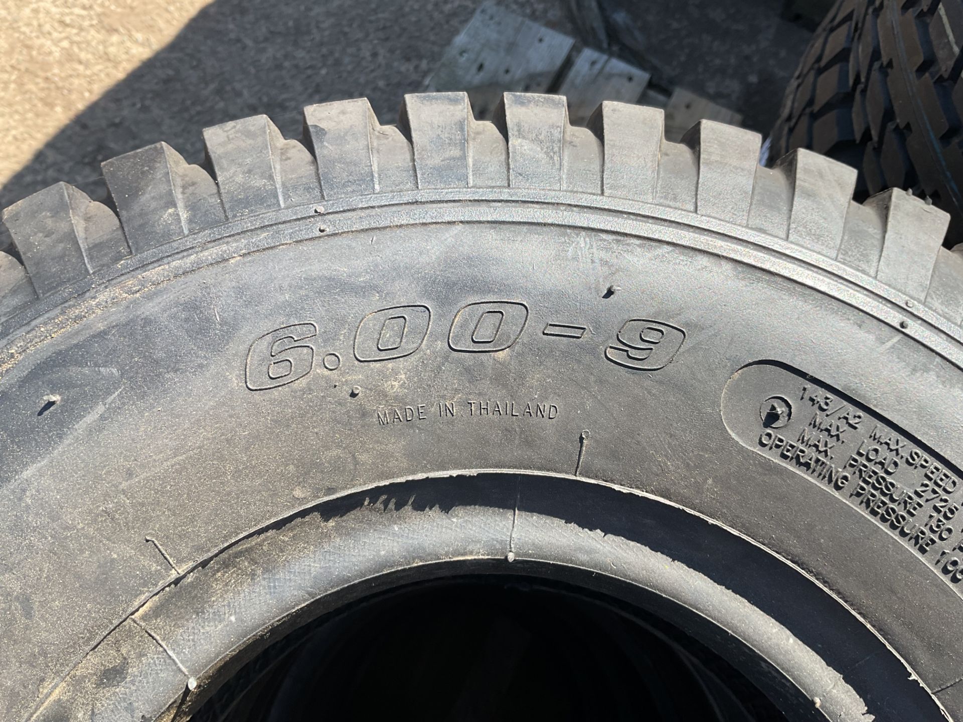 10x Unused Deestone 6.00-9 Industrial Trailer Tyres - Image 3 of 8