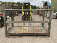 Heavy Duty MOD Steel Stacking Stillage with Removable Sides, 1 Hinged Side for Easy Access