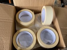 5x Boxes (120 Rolls) of Unissued 36x50 Masking Tape, from MOD