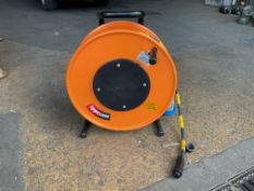 1x New Unissued Extra Long 240V 16 AMP Marcaddy Extension Reel from MOD