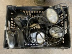 8x British Army Magnetic Vehicle Search Lights, from MOD