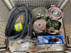 1x Stillage of Land Rover Wolf CES Kit inc Tow Strops, Jacks etc