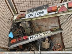 1x Stillage of Trailer Towing Boards