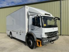 2012 Mercedes Atego 1318 4 WHEEL DRIVE, 20,000 kms ONLY with GENERATOR and TAIL LIFT Etc.