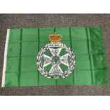 Royal Green Jackets Flag - 5ft X 3ft - With Brass Eyelets