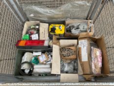 1x Stillage of Vehicle Spares inc Land Rover, MAN spares etc