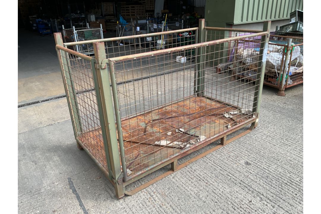 Large Heavy Duty MOD Standard Steel Stillage with Removable Sides - Image 2 of 3