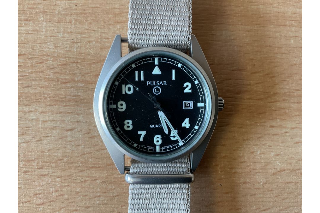 Unissued Pulsar British Army Service Watch, Nato Marks, Date 2001 - Image 1 of 4