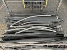 1x Large Stillage of Flexible Exhaust Pipes, Land Rover Extension Pipes etc