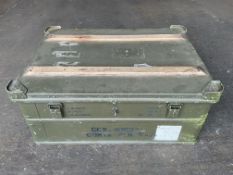 Aluminium Zarges Type Stacking Waterproof Transit Case Lockable with Handles, MoD