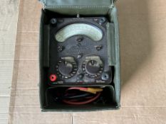 Universal Avometer c/w Leads etc, from MOD