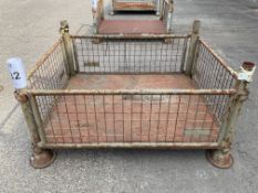 1x Standard MOD Short Stacking Stillage with Removable Sides and Feet