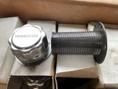 70x New Unissued Hydraulic Pressurized Caps and Filters, from MOD