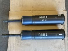 2x Unissued British Army L50 A1 84mm Anti Tank Drill Rounds, from MOD