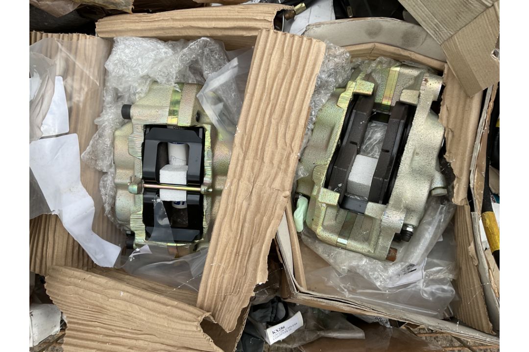1x Stillage of New Unissued Vehicle Spares inc Brake Callipers, Seat Belts, Filters etc - Image 2 of 5
