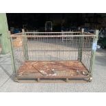 Large Heavy Duty MOD Standard Steel Stillage with Removable Sides