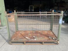 Large Heavy Duty MOD Standard Steel Stillage with Removable Sides