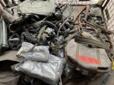 1x Stillage of Clansman Radio Equipment, Headsets, Audio Bags etc