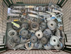 1x Stillage of British Army 40x Ratchet Load Straps & Ratchets, from MOD