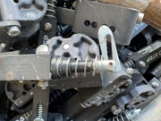 1x Stillage of Approx. 500 New Unissued Aluminium Door Fittings/Clamps from MOD