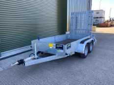 Brand New Unissued 2025 Towmate Galvanised Plant Trailer 3000KGs Twin Axle with Ramp