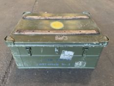 Aluminium Zarges Type Stacking Waterproof Transit Case Lockable with Handles, MOD