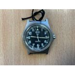 Rare CWC 0552 Royal Marines / Navy Service Watch, Nato Marks, Date 1989