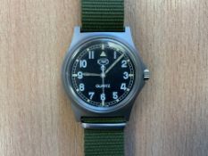 CWC W10 British Army Service Watch, Nato Marks, SNo 538, Date 1998, New Battery / Strap