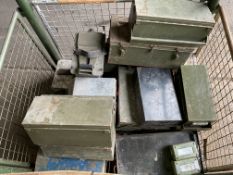 1x Stillage of Tool Boxes, Amo Cans, Weapon Boxes, Catcher Tins etc, from MOD