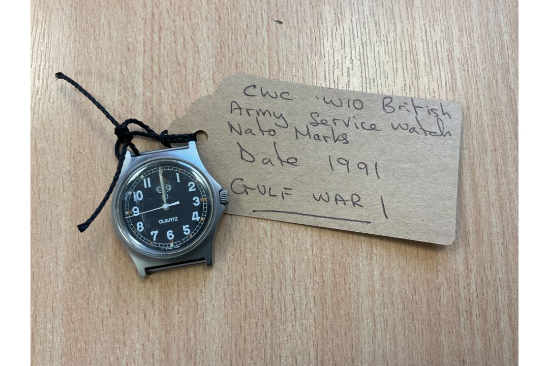 CWC W10 British Army Service Watch, Nato Marks, Date 1991, Gulf War 1 - Image 4 of 4